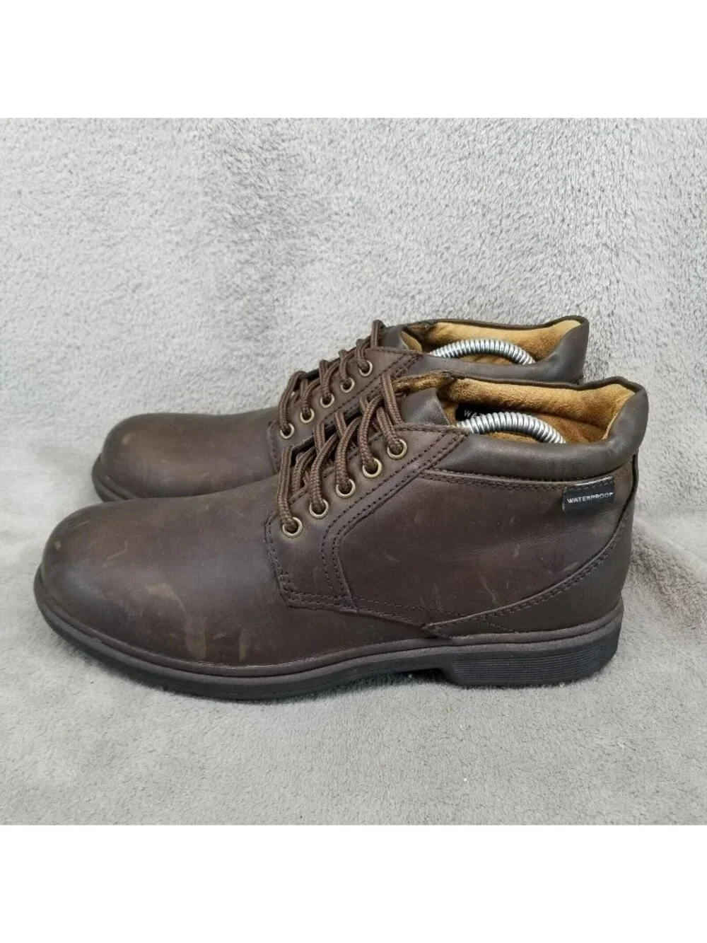 Nunn Bush Shoes Mens Size 8 Webb Lake Brown Waterproof Chukka Boots *Read*